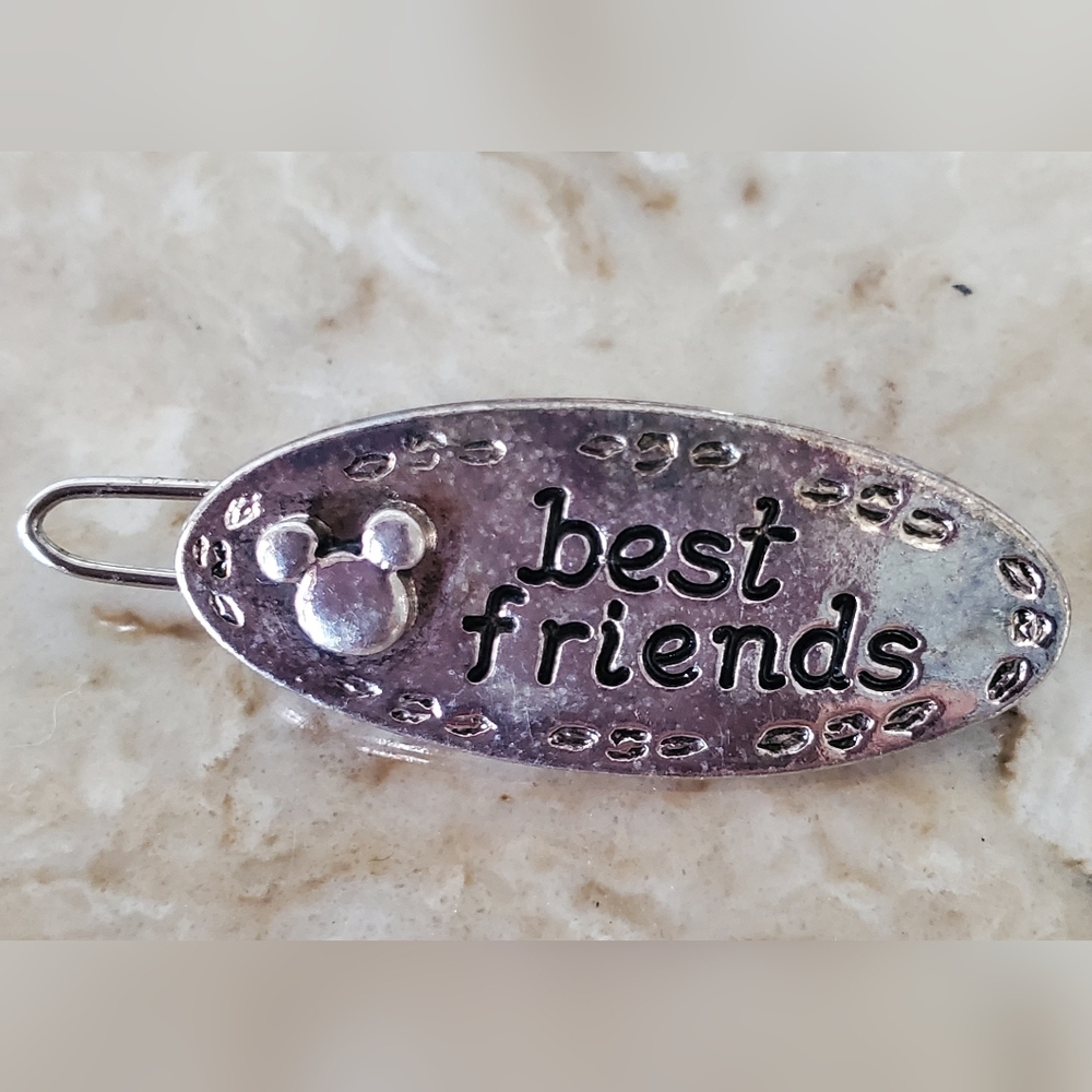 Vintage Disney Hair Clip Barrette Rare Best Friends